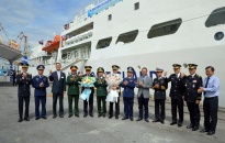 Tàu huấn luyện của Lực lượng Bảo vệ bờ biển Hàn Quốc thăm hữu nghị thành phố Hải Phòng