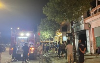 Dập tắt đám cháy cơ sở kinh doanh spa trên đường 359 (Thủy Nguyên)