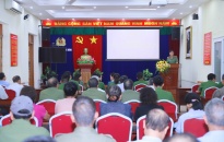 Công an quận Hồng Bàng khai giảng lớp tập huấn và bồi dưỡng nghiệp vụ Bảo vệ dân phố