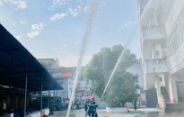 Thực tập phương án chữa cháy và cứu nạn cứu hộ tại Nhà nghỉ Bank Star I, phường Hải Sơn, quận Đồ Sơn