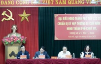 Đại biểu HĐND thành phố tiếp xúc cử tri huyện Kiến Thuỵ chuẩn bị Kỳ họp thường lệ cuối năm