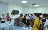 Đoàn công tác Sở Y tế Hải Phòng đến thăm quan công tác dinh dưỡng lâm sàng tại Bệnh viện Quân Y 103  