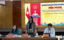 HĐND huyện An Dương tiếp xúc cử tri nguyên là lãnh đạo huyện  qua các thời kỳ chuẩn bị kì họp thường lệ cuối năm 2023