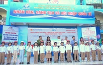 Tuyên truyền Luật giao thông đường bộ tại Trường Tiểu học Nguyễn Văn Tố (Lê Chân)
