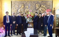 Lãnh đạo Ủy ban MTTQ Việt Nam thành phố thăm, chúc mừng các cơ sở tôn giáo dịp Giáng sinh 2023
