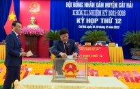 HĐND huyện Cát Hải tổ chức thành công Kỳ họp thứ 12 HĐND huyện khóa XI, nhiệm kỳ 2021 – 2026