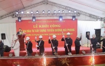 Khởi công Dự án Đầu tư xây dựng tuyến đường Hải Phong phường Hòa Nghĩa, quận Dương Kinh 
