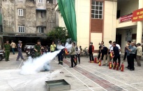 Đội cảnh sát PCCC&CNCH Công an quận Lê Chân:  Quyết liệt các giải pháp an toàn cháy, nổ trên địa bàn