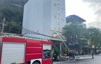 Thực tập phương án chữa cháy và cứu nạn cứu hộ tại Nhà hàng Karaoke KTV Rose, thị trấn Cát Bà, huyện Cát Hải