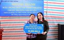 Khánh thành nhà “Mái ấm tình thương” cho bà Nguyễn Thị Duyền tại xã Tiên Thắng (huyện Tiên Lãng)