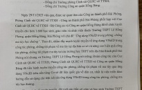 Trường THPT Lê Hồng Phong gửi Thư cảm ơn Phòng Cảnh sát QLHC về TTXH và CAQ Hồng Bàng