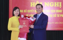 Bổ nhiệm đồng chí Phạm Tuyên Dương giữ chức vụ Giám đốc Sở Tư pháp thành phố