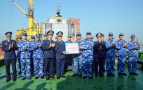BTL Vùng Cảnh sát biển 1: Các tàu xuất phát lên đường làm nhiệm vụ trực Tết Nguyên đán