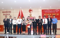 Kỳ họp thứ 20 HĐND huyện Tiên Lãng khóa 19: Đồng chí Phạm Minh Đức được bầu giữ chức danh Chủ tịch UBND huyện Tiên Lãng