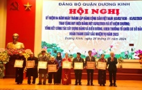 Quận ủy Dương Kinh: Kỷ niệm 94 năm Ngày thành lập Đảng Cộng sản Việt Nam và trao Huy hiệu Đảng đợt 3/2