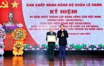 Quận uỷ Lê Chân:  Kỷ niệm 94 năm Ngày thành lập Đảng Cộng sản Việt Nam (3-2-1930 – 3-2-2024) và trao Huy hiệu Đảng đợt 3-2 tặng các đảng viên