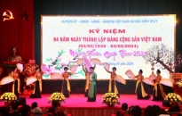 Huyện Kiến Thụy: Tổ chức kỷ niệm 94 năm Ngày thành lập Đảng Cộng sản Việt Nam