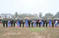 245 thanh niên huyện Kiến Thụy hăng hái lên đường tham gia nghĩa vụ quân sự
