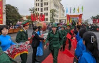 126 thanh niên quận Hải An lên đường thực hiện nghĩa vụ quân sự và tham gia Công an nhân dân
