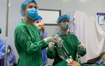 Bệnh viện Trẻ em Hải Phòng: Phẫu thuật nội soi điều trị trẻ bị dị tật bẩm sinh không có hậu môn