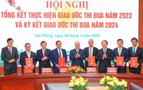 Cụm thi đua 5 thành phố trực thuộc Trung ương:  Ký kết giao ước thi đua năm 2024