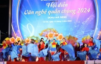 Ấn tượng, thành công Hội diễn văn nghệ quần chúng năm 2024 khu Hà Sen, Cát Hải