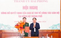 Đại tá Bùi Xuân Thắng, Chỉ huy trưởng Bộ Chỉ huy Quân sự thành phố được Ban Bí thư chuẩn y là Ủy viên Ban Thường vụ Thành ủy Hải Phòng nhiệm kỳ 2020- 2025