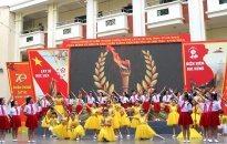 Trường tiểu học Nguyễn Thượng Hiền (quận Ngô Quyền): Tổ chức thành công chuyên đề Đội cấp thành phố  “Cát Bi rực lửa – Điện Biên oai hùng”