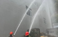 Thực tập phương án chữa cháy và cứu nạn cứu hộ tại Khách sạn Vũ Dương, thị trấn Cát Bà, huyện Cát Hải