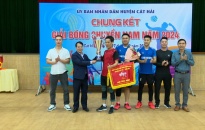 Đội tuyển thị trấn Cát Bà vô địch Giải bóng chuyền nam huyện Cát Hải năm 2024