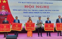 Huyện Vĩnh Bảo: Nhiều tập thể, cá nhân có thành tích xuất sắc thực hiện phong trào thi đua năm 2023 được biểu dương khen thưởng
