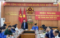 Chủ tịch UBND huyện Kiến Thụy đối thoại với thanh niên năm 2024
