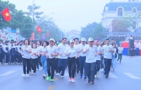 Quận Hồng Bàng tổ chức Ngày chạy Olympic vì sức khoẻ toàn dân năm 2024