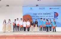 Gần 400 học sinh tại xã Thuỷ Sơn, huyện Thuỷ Nguyên được tuyên truyền về di cư an toàn