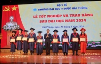 Trường Đại học Y Dược Hải Phòng tổ chức Lễ tốt nghiệp và trao bằng sau Đại học cho 360 học viên 