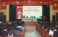 Đoàn đại biểu Quốc hội Hải Phòng tiếp xúc cử tri tại huyện Tiên Lãng