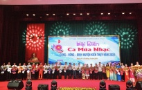 Sôi nổi Hội diễn ca múa nhạc Công – Nông - Binh huyện Kiến Thụy năm 2024