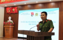 Công an quận Ngô Quyền: Tuyên truyền phòng, chống ma túy tại Trường THPT Thái Phiên