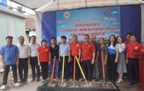 Khởi công xây Nhà Chữ thập đỏ tặng người dân có hoàn cảnh khó khăn trên địa bàn huyện Tiên Lãng 