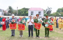 Huyện Kiến Thụy: Sôi nổi Hội thi nghiệp vụ chữa cháy và cứu nạn cứu hộ “Tổ liên gia an toàn phòng cháy chữa cháy” năm 2024 