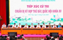 Đoàn đại biểu Quốc hội Hải Phòng tiếp xúc cử tri huyện Kiến Thụy