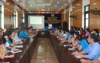 LĐLĐ huyện Vĩnh Bảo: Gần 100 cán bộ công đoàn doanh nghiệp, trường học tập huấn nghiệp vụ an toàn vệ sinh lao động
