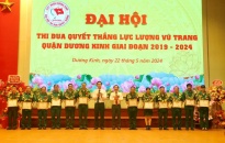 Quận Dương Kinh: Đại hội Thi đua Quyết thắng Lực lượng vũ trang, giai đoạn 2019 – 2024