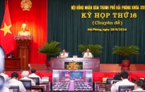 Kỳ họp thứ 16 (chuyên đề) HĐND thành phố khoá 16     	Thông qua 12 nghị quyết 