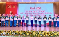 Đại hội Thi đua Quyết thắng lực lượng vũ trang quận Đồ Sơn giai đoạn 2019-2024 thành công tốt đẹp