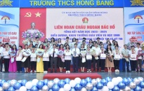 Trường THCS Hồng Bàng (quận Hồng Bàng): Khen thưởng 215 giáo viên, học sinh có thành tích xuất sắc trong giảng dạy, học tập