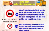 Thông tin an toàn giao thông ngày 11/6/2024: Nhận biết biểm cấm trọng tải xe