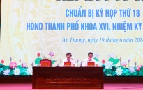 Đồng chí Lê Anh Quân, Phó Chủ tịch Thường trực UBND thành phố tiếp xúc cử tri huyện An Dương