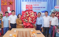 Lãnh đạo thành phố chúc mừng các cơ quan báo chí thành phố và Hội Nhà báo Hải Phòng nhân Kỷ niệm 99 năm Ngày Báo chí Cách mạng Việt Nam