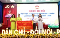 Đại hội đại biểu Ủy ban MTTQ Việt Nam quận Lê Chân lần thứ 17 thành công tốt đẹp